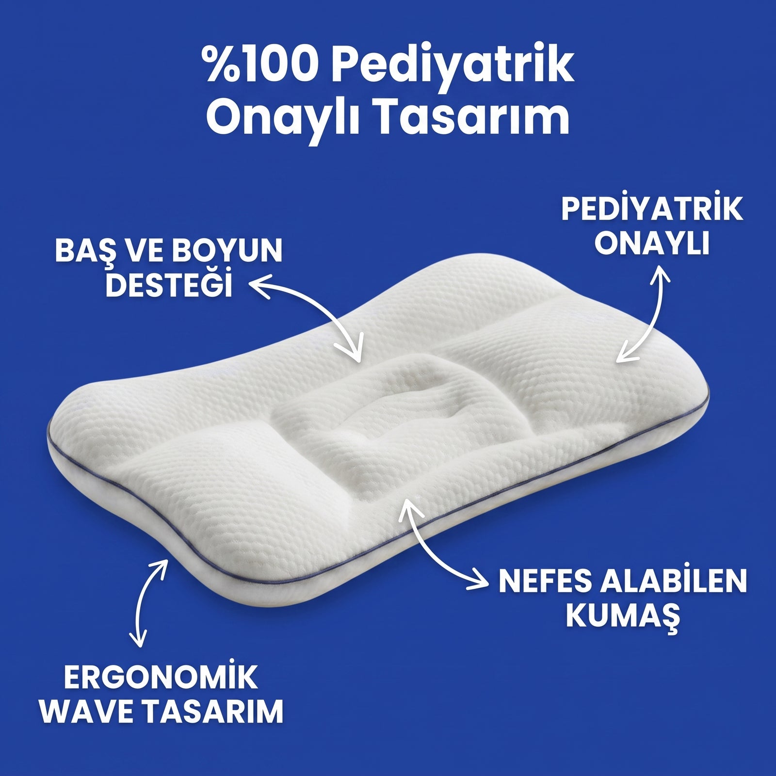Çocuğunuzun Sağlıklı Uyku Pozisyonu İçin Tasarlandı